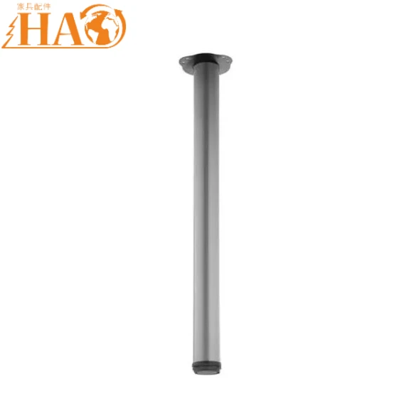 Table Leg Adjustable Steel Round Furniture Leg