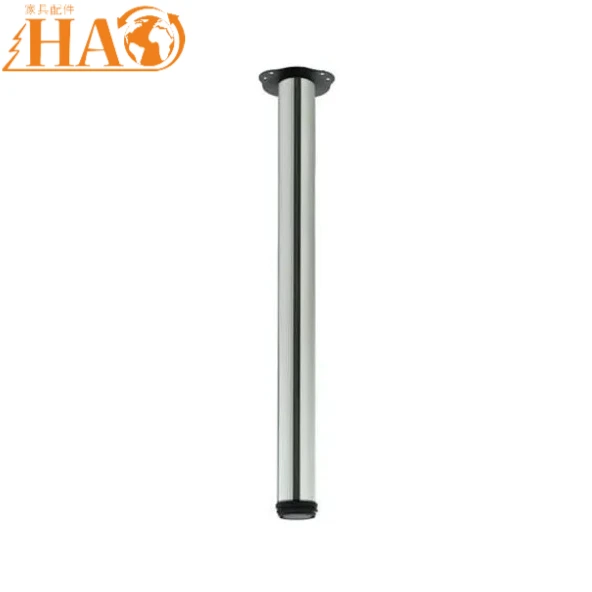 Table Leg Adjustable Steel Round Furniture Leg