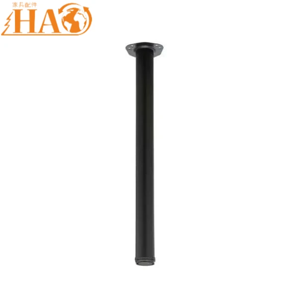 Table Leg Adjustable Steel Round Furniture Leg
